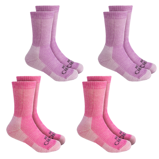 Youth Wool Trail Socks 4-pack