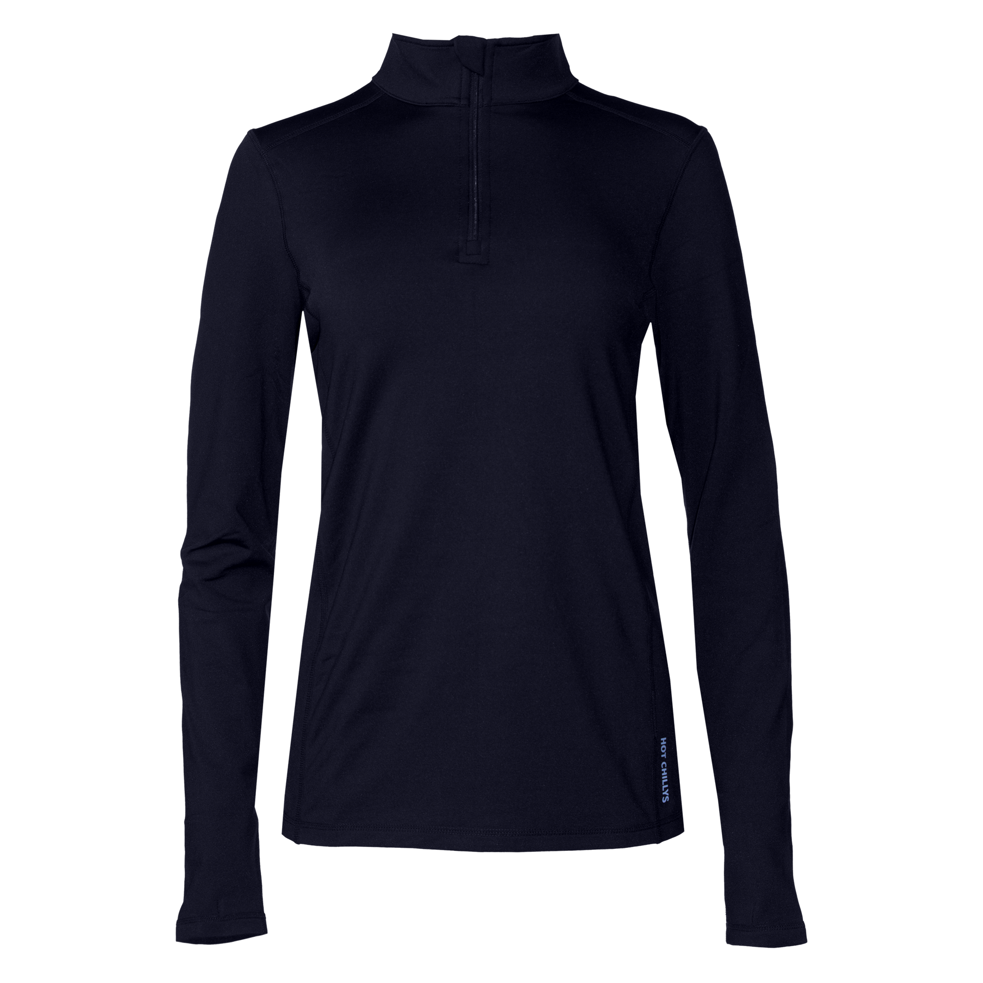 トップス lay Women's Micro-Elite Chamois Solid Zip-T | Hot Chillys