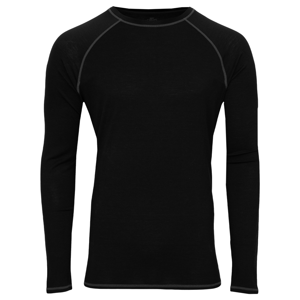 Men's Merino Crew#color_black