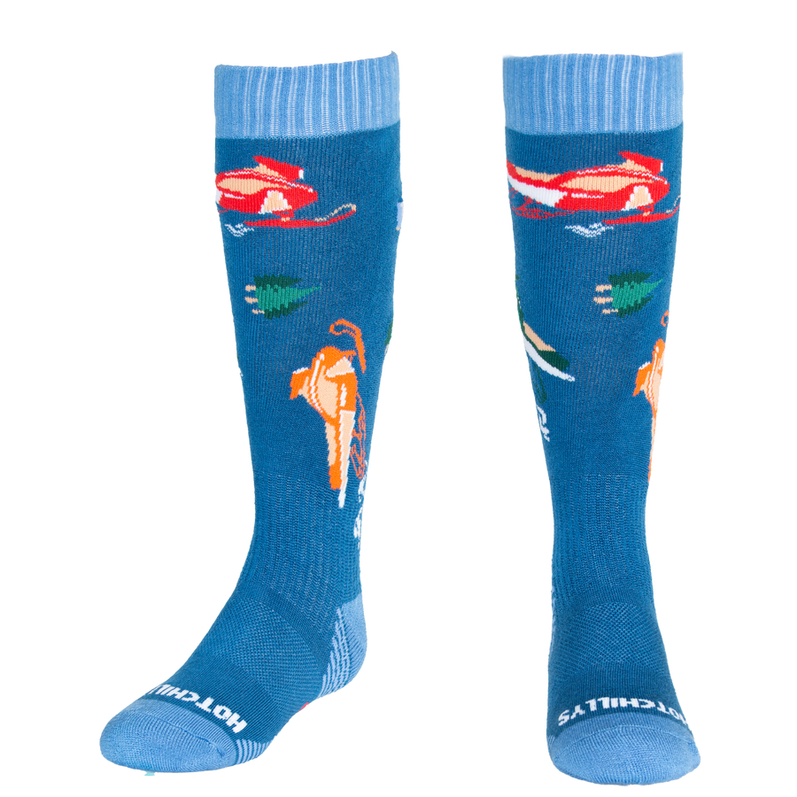 Youth Snowmobiles Mid Volume Sock
