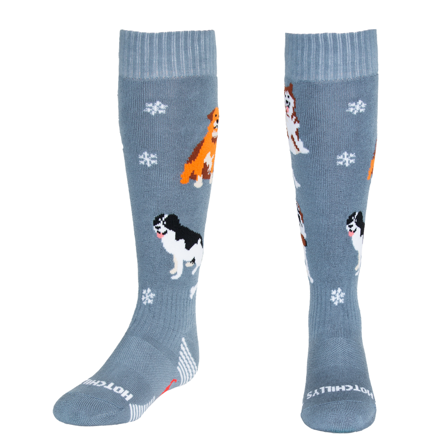 Youth Winter Dogs Mid Volume Sock
