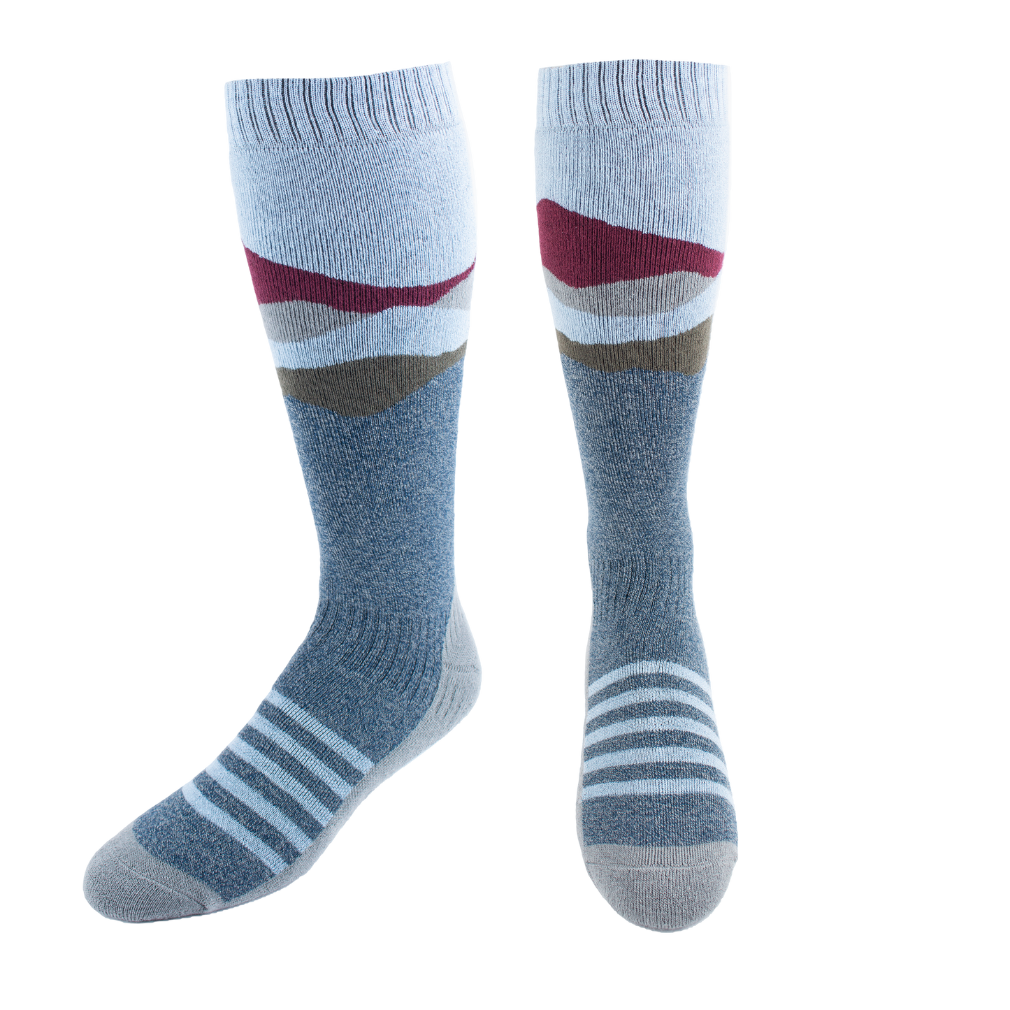 Hot Chillys Men's Mid Volume Sock - Mountain Range
