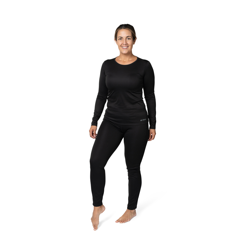 
                  
                    Hot Chillys Women's Peach Skins Crewneck - Black
                  
                