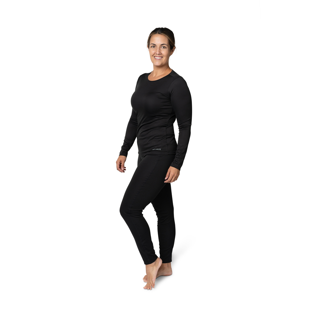 
                  
                    Hot Chillys Women's Peach Skins Crewneck - Black
                  
                