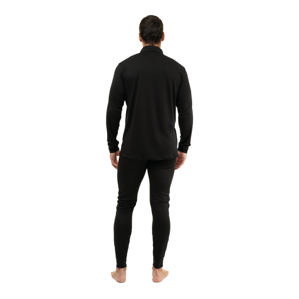 
                  
                    Men's Peach Skins Solid Zip-T - Hot Chillys#color_black
                  
                