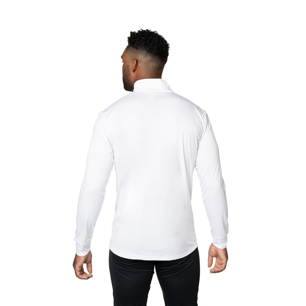 
                  
                    Hot Chillys Men's Peach Skins Solid Zip-T - White
                  
                