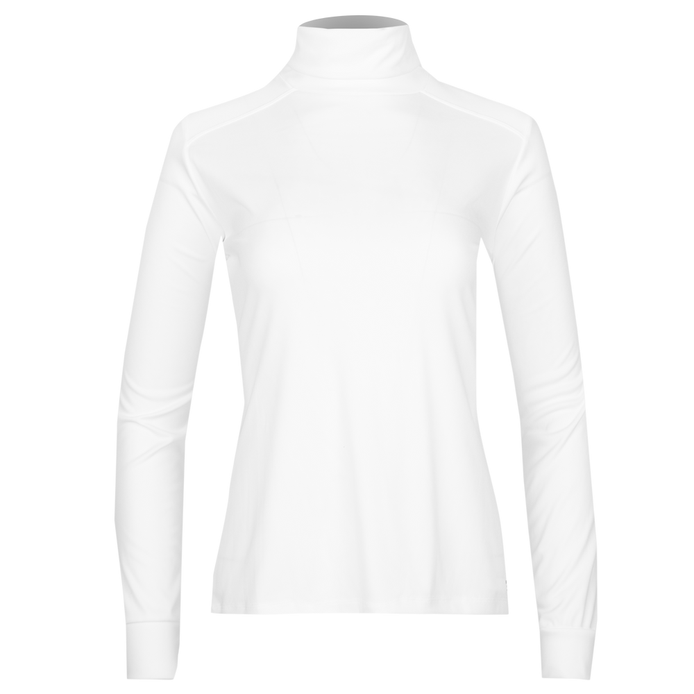 
                  
                    Women's Peach Skins Solid T-Neck - Hot Chillys#color_white
                  
                