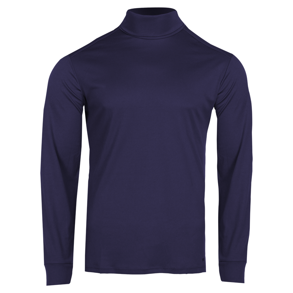 Men's Peach Skins Roll T-Neck - Hot Chillys#color_navy