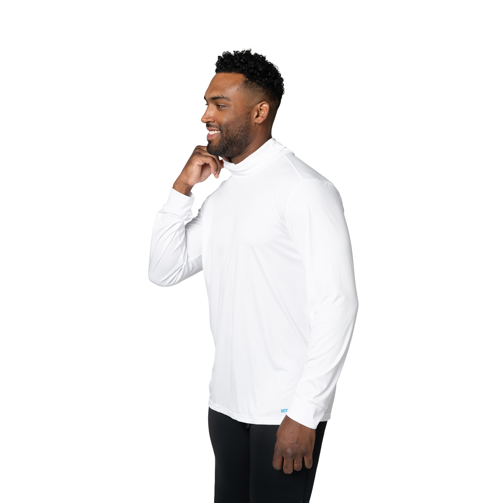 
                  
                    Hot Chillys Men's Peach Skins Roll T-Neck - White
                  
                