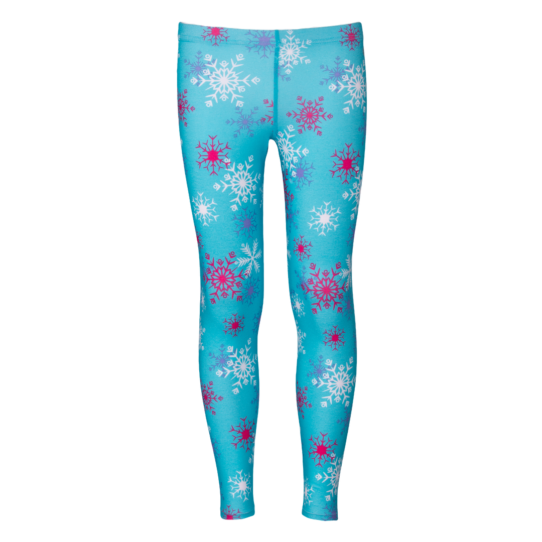 Youth Originals Print Tight - Hot Chillys#color_atoll-snowflake