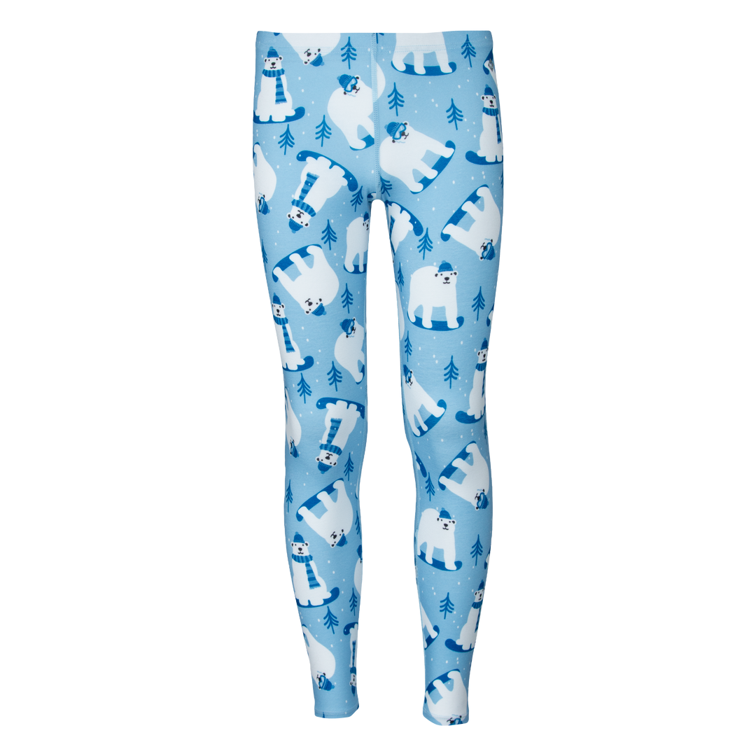 Youth Originals Print Tight - Hot Chillys#color_polar-bears