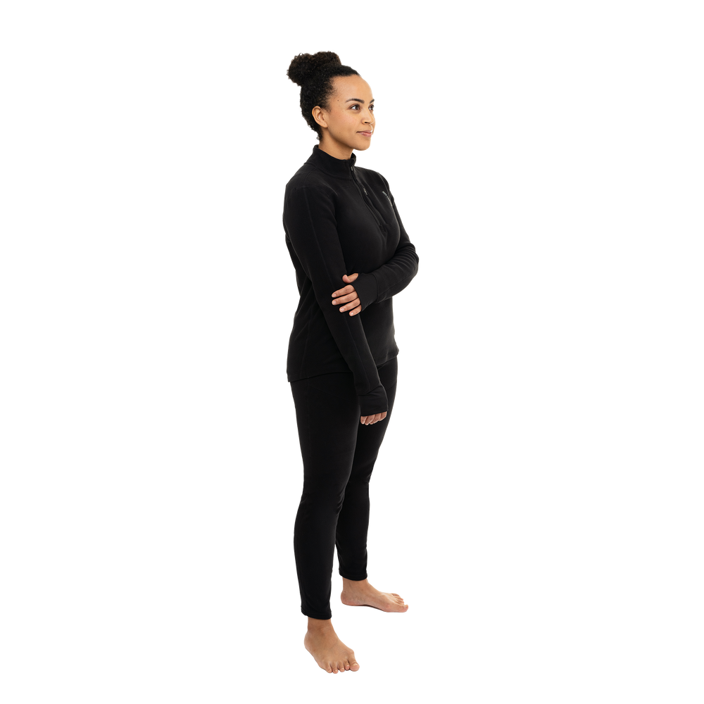
                  
                    Women's La Montaña Fleece Zip-T#color_black-black
                  
                