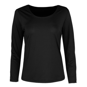 Women's Cybersilk Scoopneck - Black