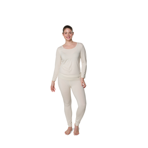 Women's Cybersilk Scoopneck - Unbleached Cotton