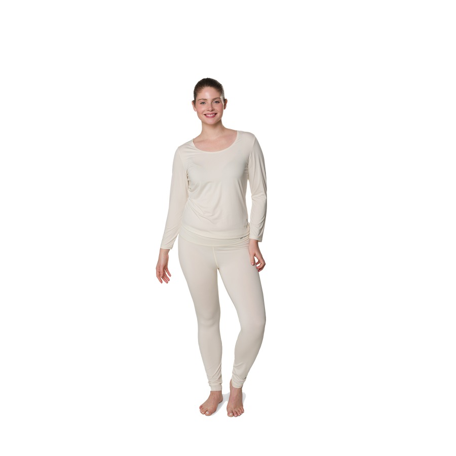 Women's Cybersilk Scoopneck - Unbleached Cotton