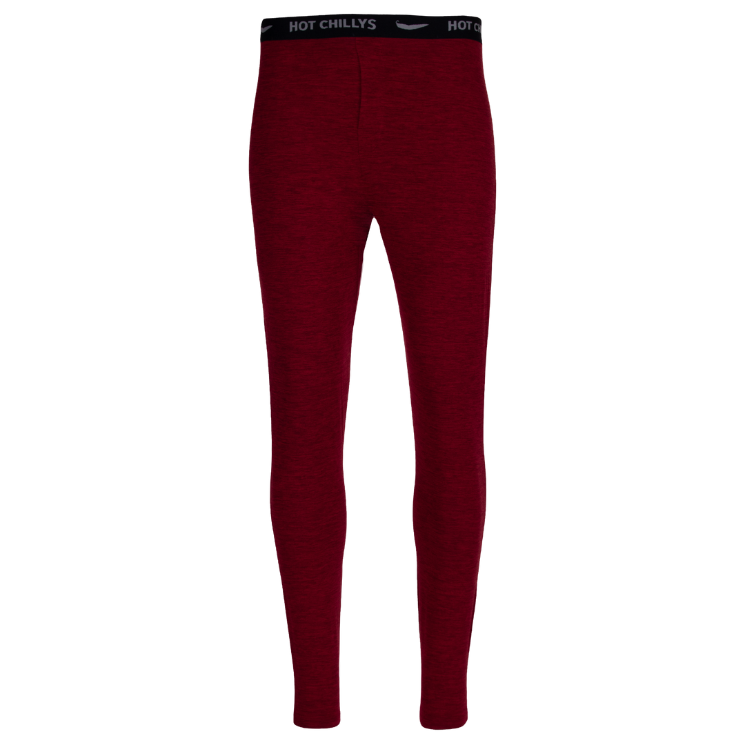 Men's Clima-Tek Bottom - Hot Chillys#color_burgundy-heather