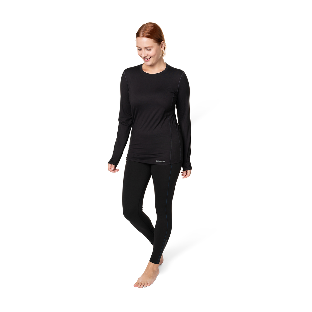
                  
                    Hot Chillys Women's Clima-Tek Crewneck - Black
                  
                