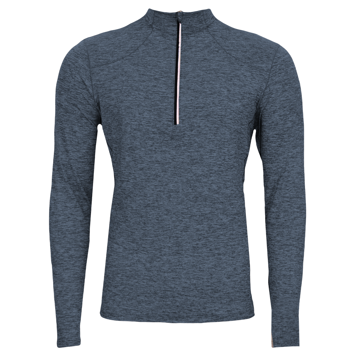Hot Chillys Men's Clima-Tek Zip-T - Nightfall Heather