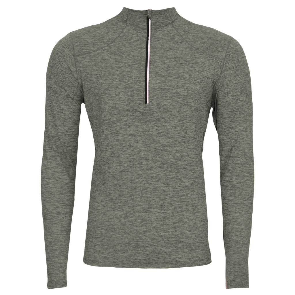 Men's Clima-Tek Zip-T - Hot Chillys#color_od-heather