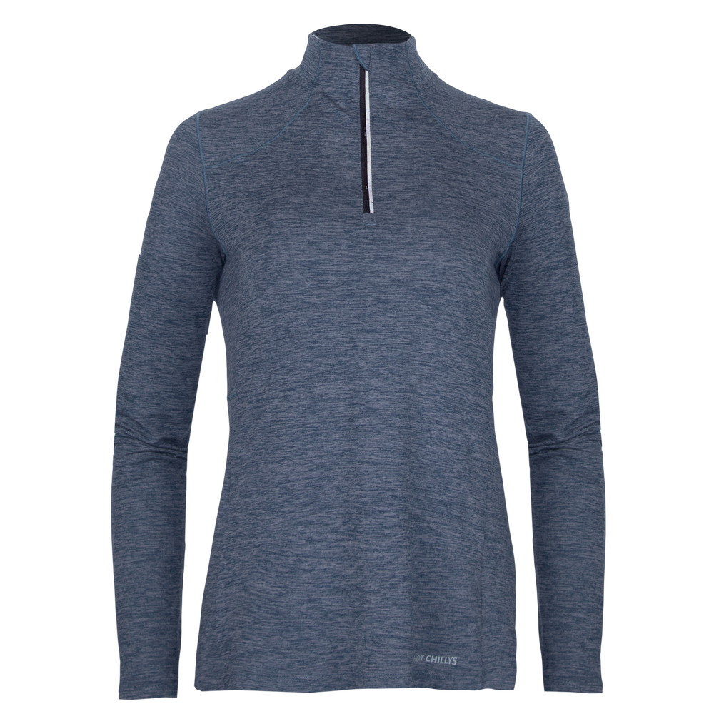 
                  
                    Hot Chillys Women's Clima-Tek Zip-T - Nightfall Heather
                  
                