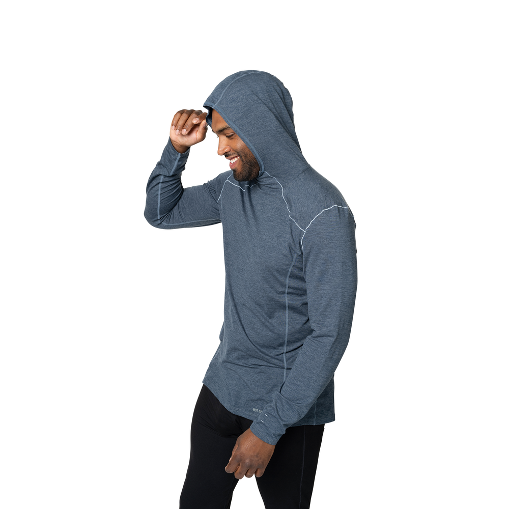 
                  
                    Hot Chillys Men's Clima-Tek Hoodie - Nightfall Heather
                  
                