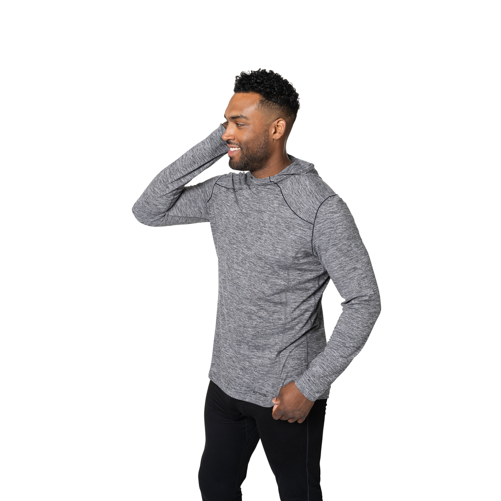 
                  
                    Hot Chillys Men's Clima-Tek Hoodie - Grey Heather
                  
                