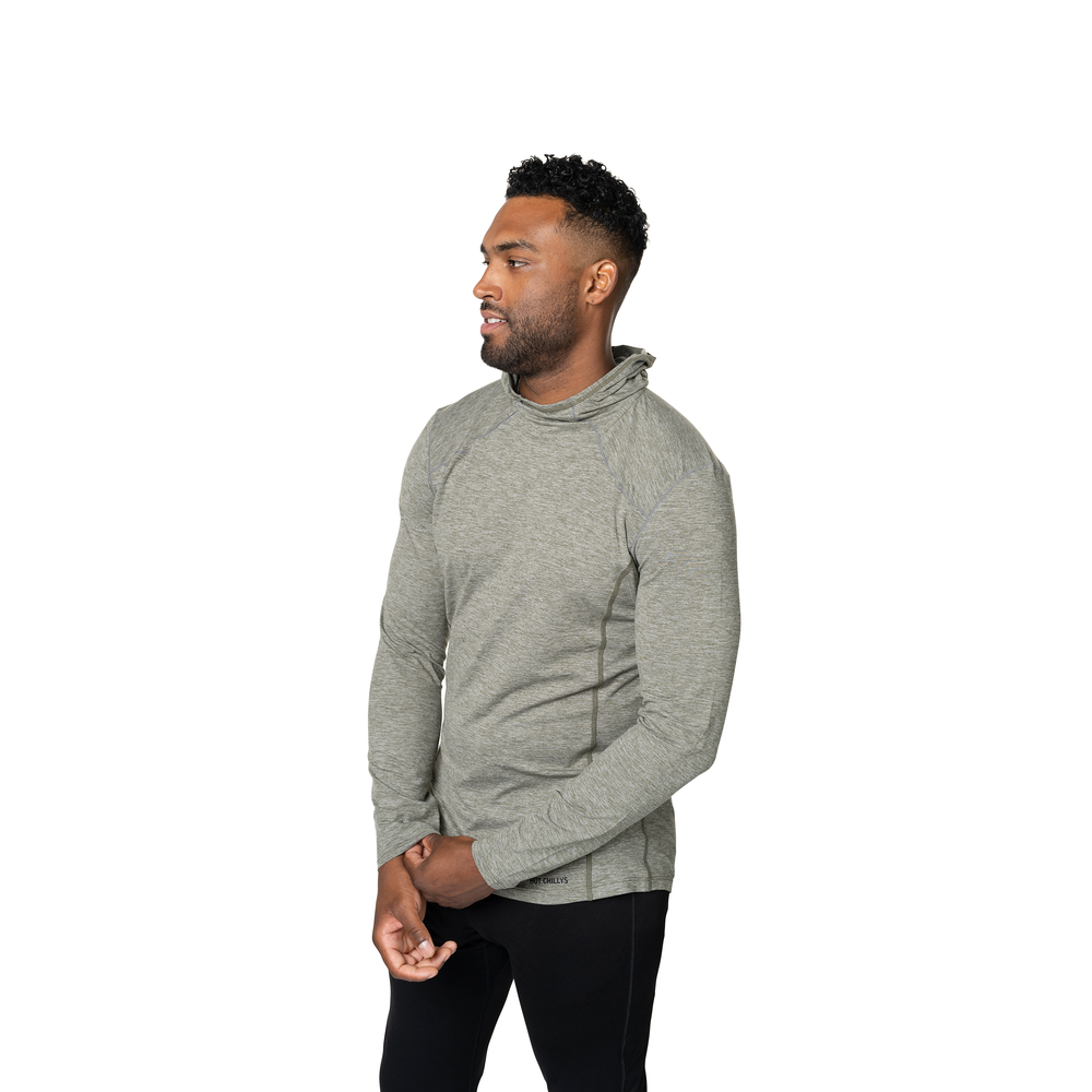 
                  
                    Hot Chillys Men's Clima-Tek Hoodie - OD Heather
                  
                