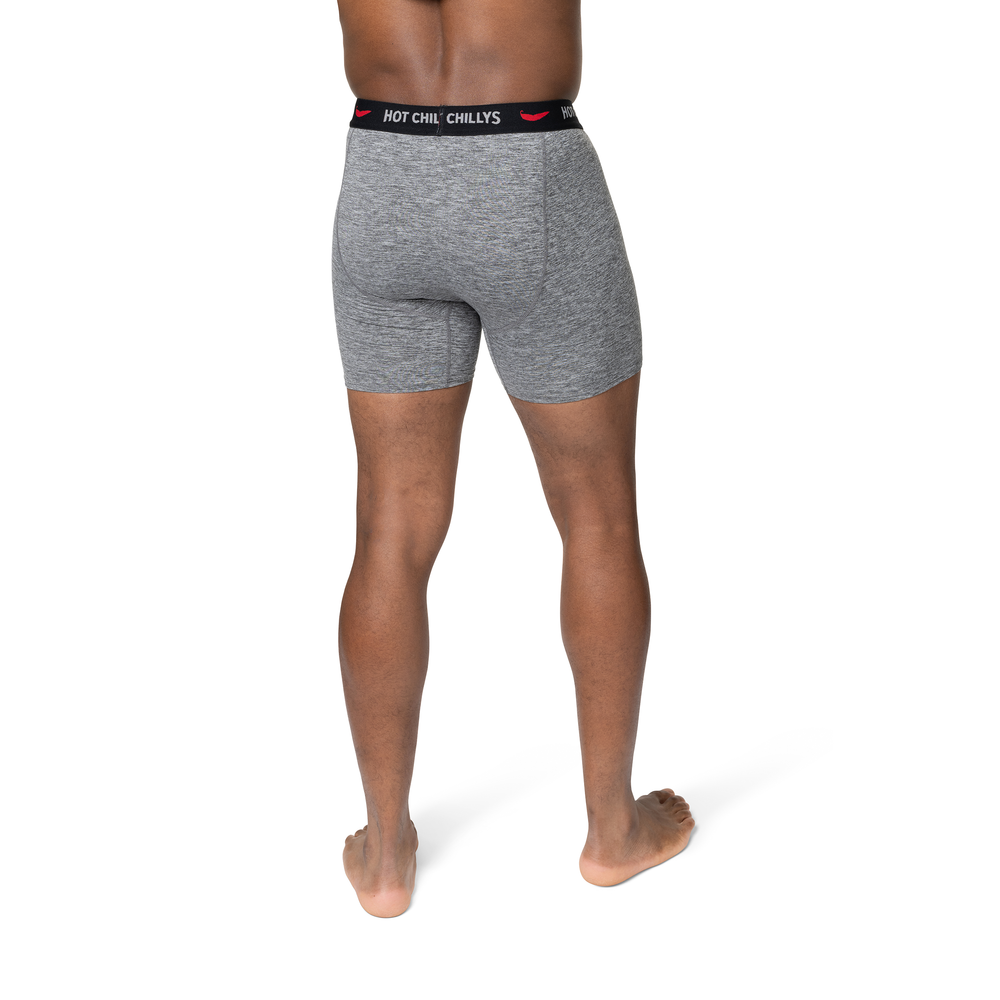 
                  
                    Hot Chillys Men's Clima-Tek Boxer - Grey Heather
                  
                