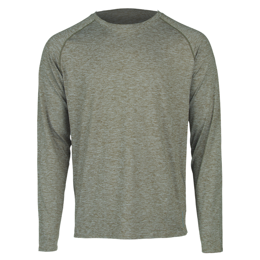 Men's Clima-Tek Raglan - Dark Olive Heather