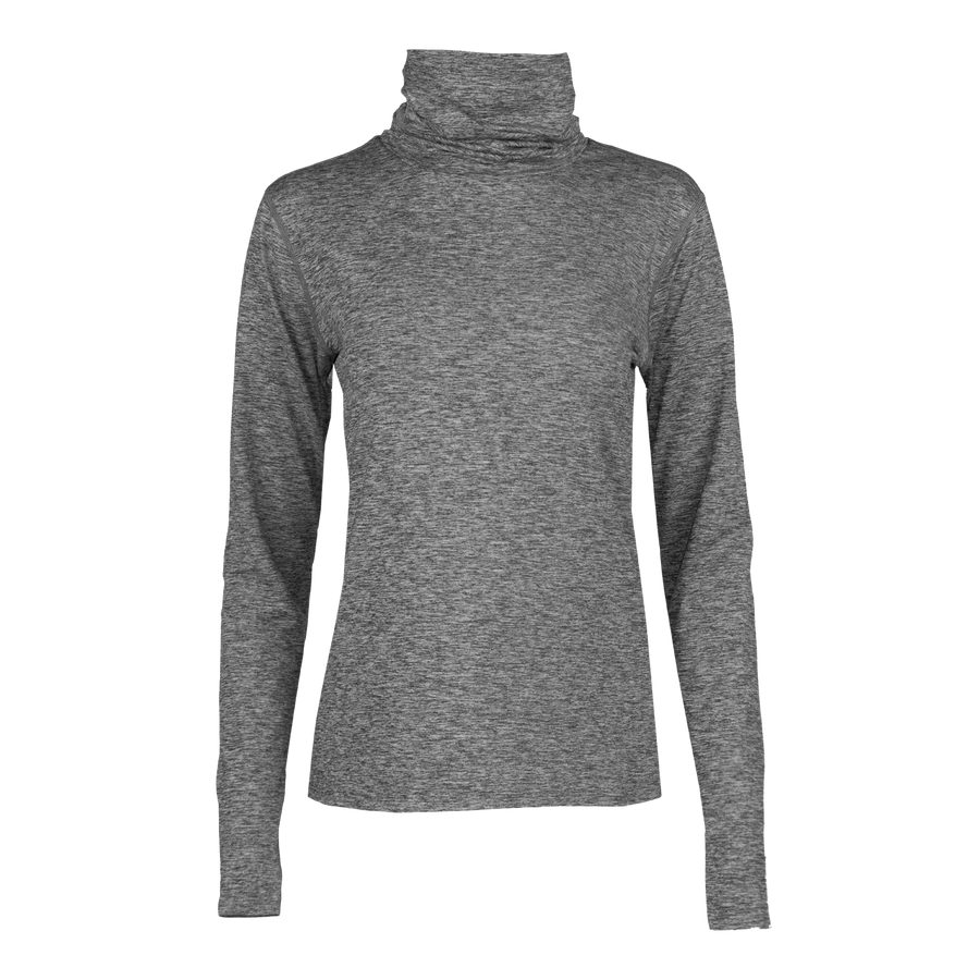 Women's Clima-Tek Funnel Neck - Grey Heather