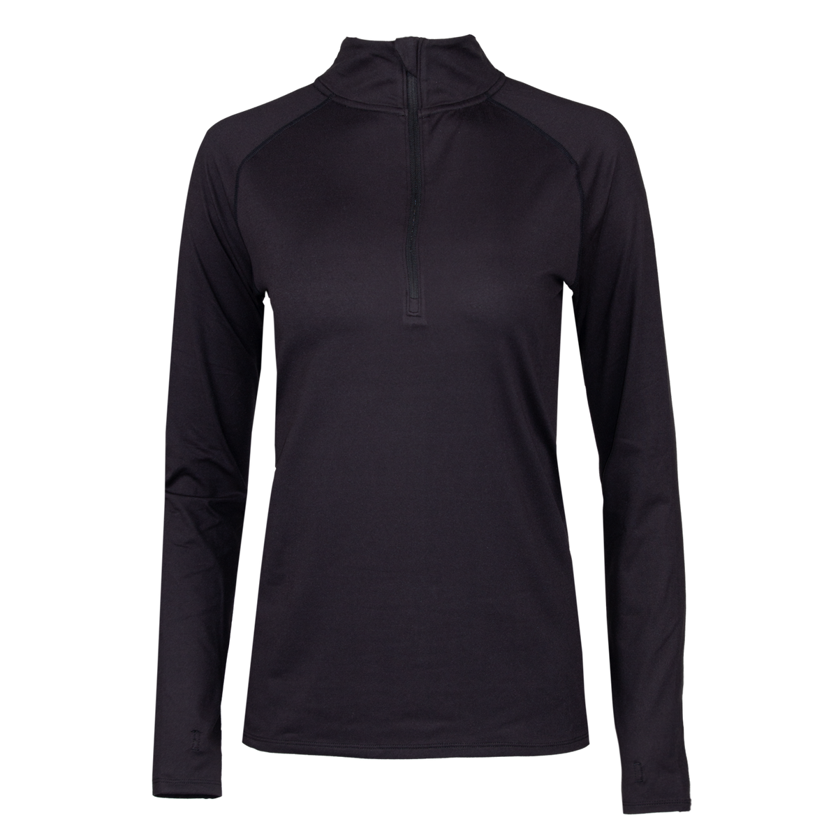 Women's Clima-Tek Zip-T - Black – Hot Chillys