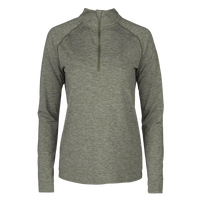 Women's Clima-Tek Zip-T - Dark Olive Heather