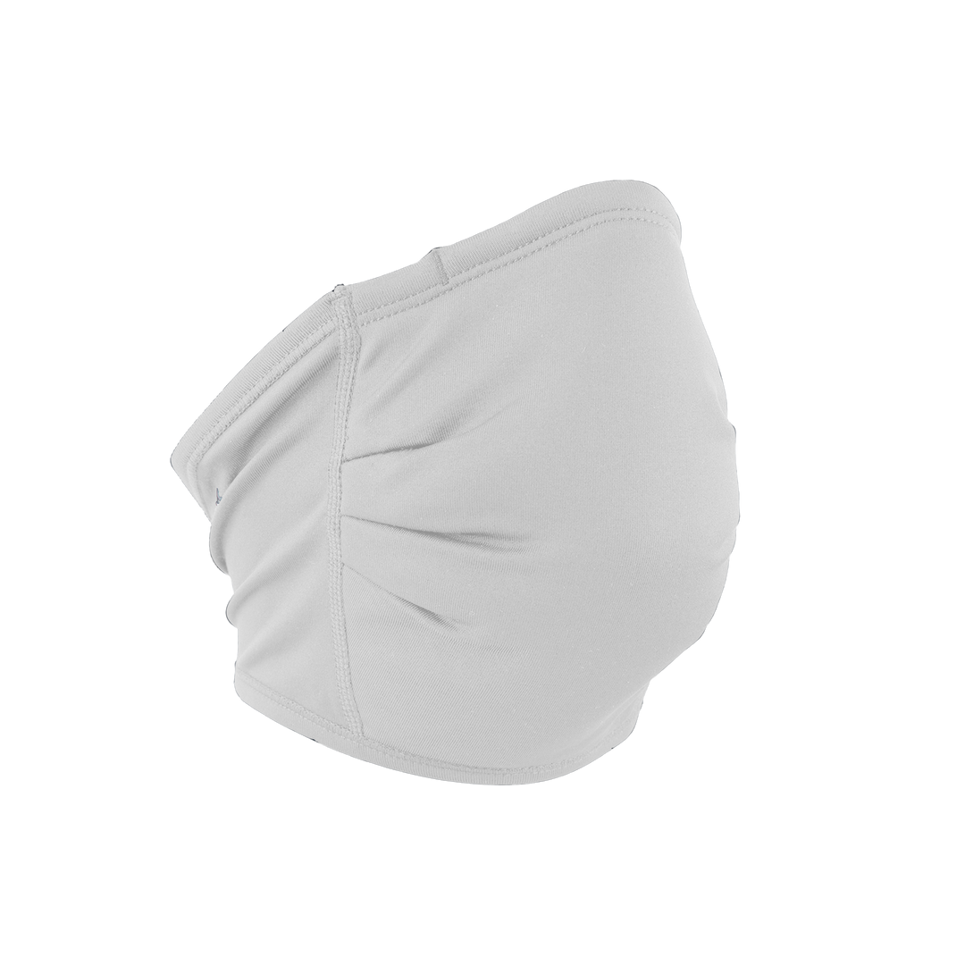 Micro-Elite Chamois Solid Half Mask#color_white