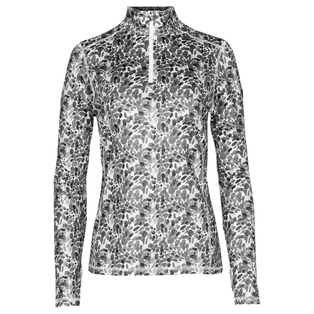 Women's Micro-Elite Chamois Printed Zip-T#color_seaglass