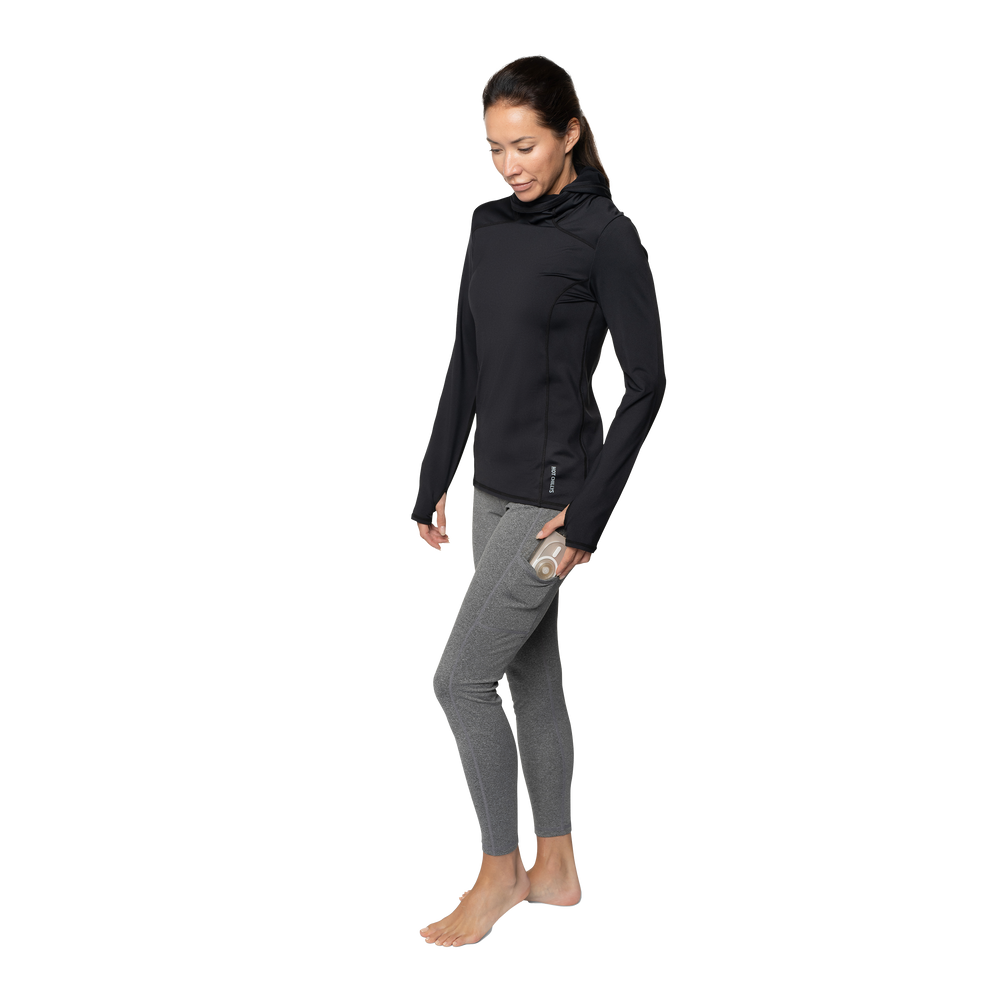 
                  
                    Women's Micro-Elite Chamois Pocket Legging#color_granite
                  
                
