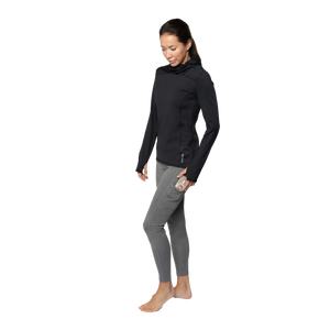 Women's Micro-Elite Chamois Pocket Legging#color_granite