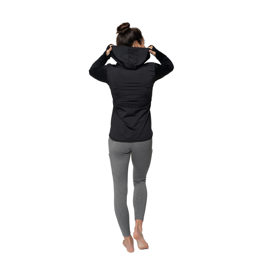 Women's Micro-Elite Chamois Pocket Legging#color_granite