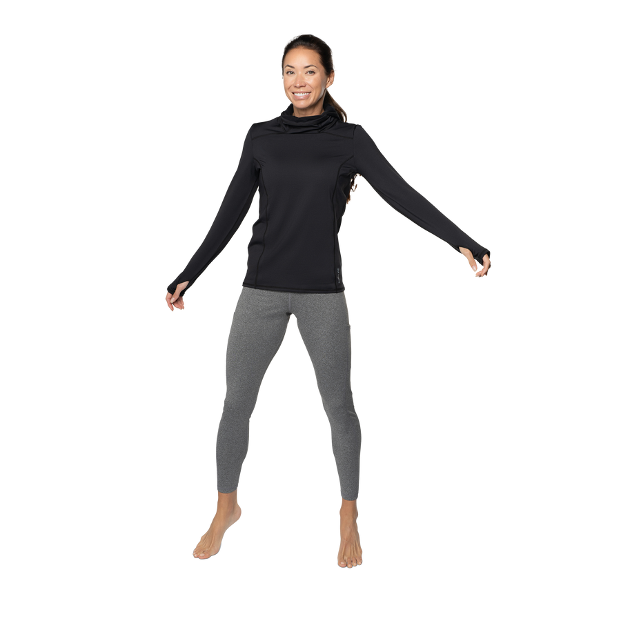 Women's Micro-Elite Chamois Pocket Legging#color_granite