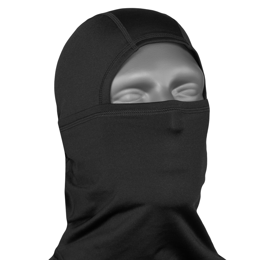 Women's Balaclava Hoodie#color_black