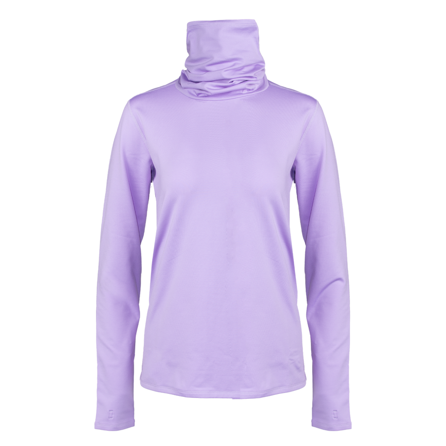 Women's Micro-Elite Chamois Funnel Neck - Light Lavender