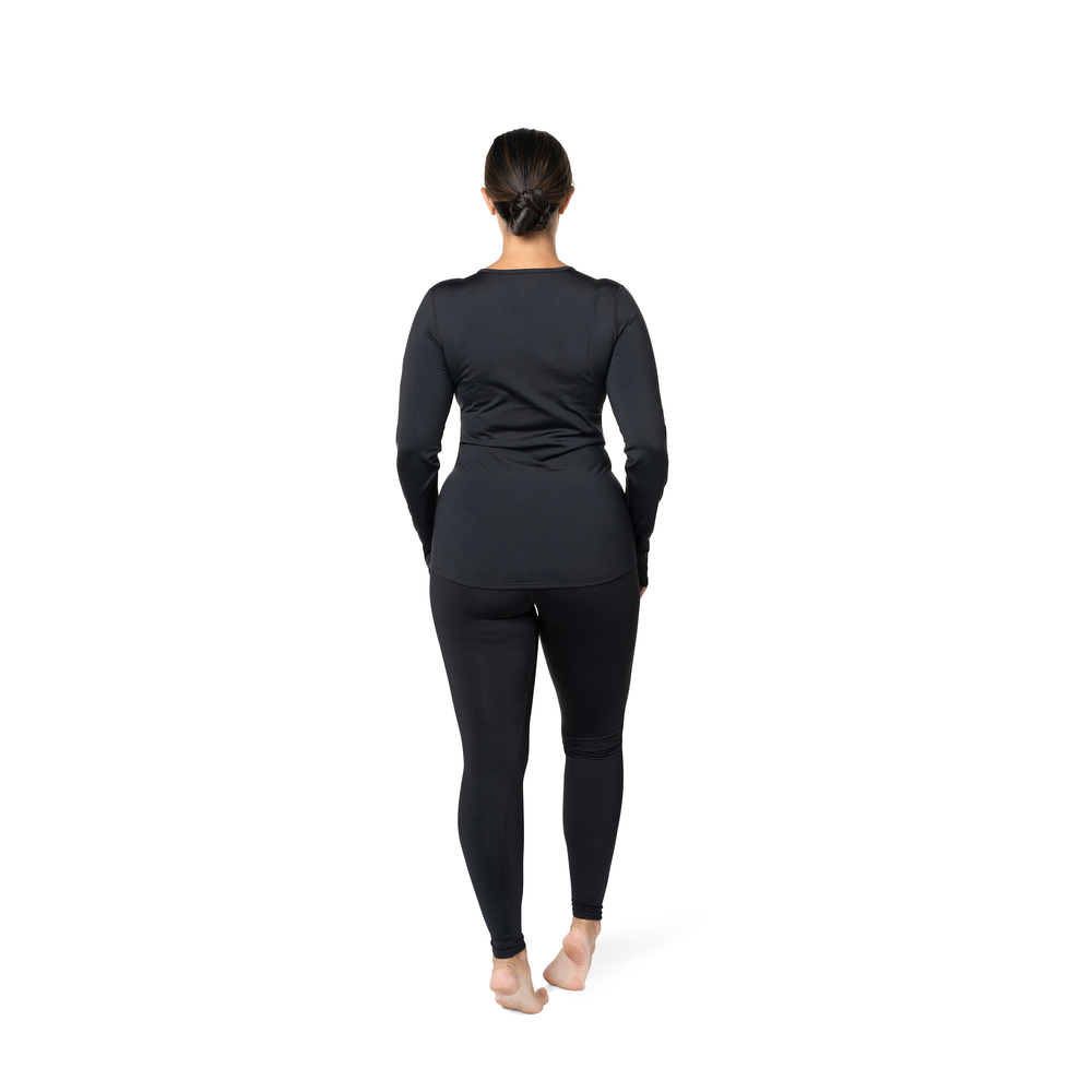 
                  
                    Hot Chillys Women's Micro-Elite Chamois Crewneck - Black
                  
                
