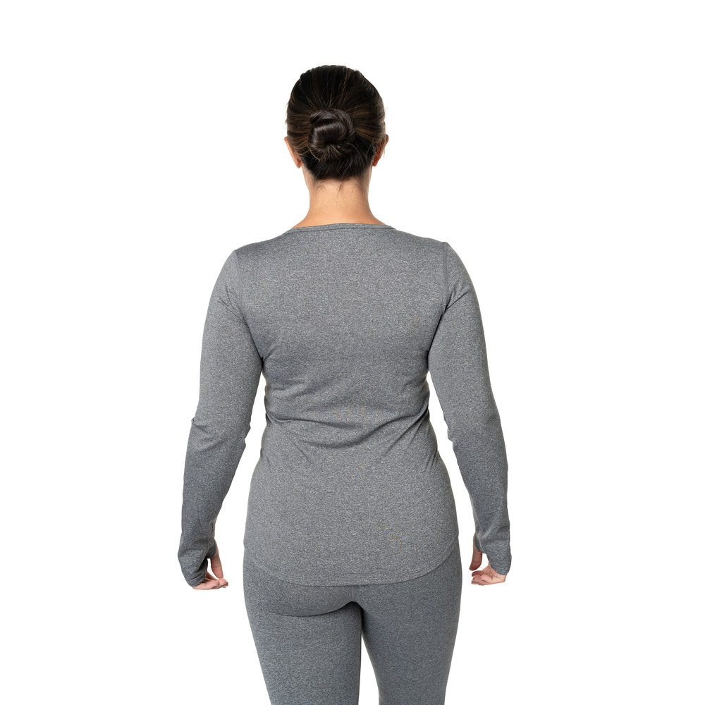 
                  
                    Hot Chillys Women's Micro-Elite Chamois Crewneck - Granite
                  
                