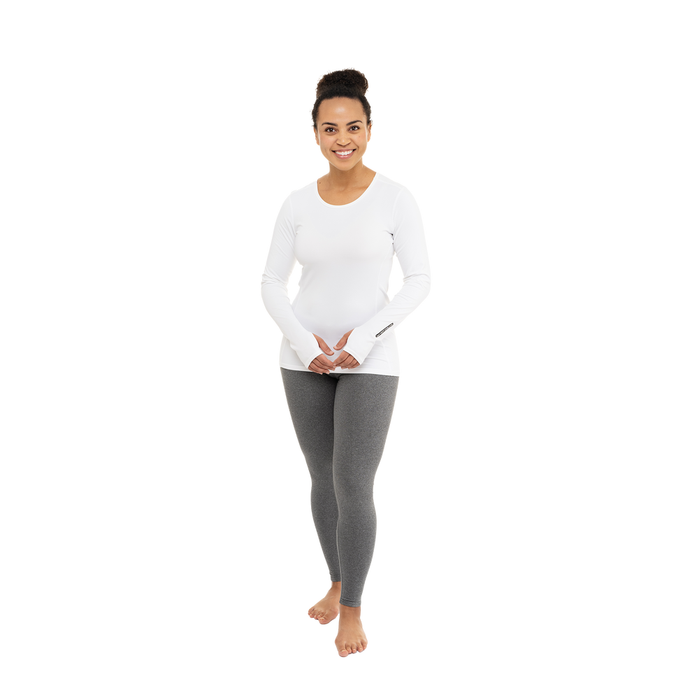 
                  
                    Women's Micro-Elite Chamois Crewneck#color_white
                  
                
