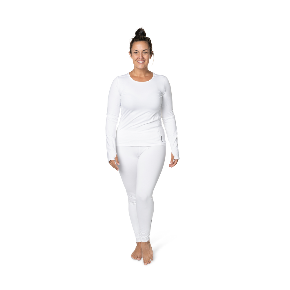 
                  
                    Hot Chillys Women's Micro-Elite Chamois Crewneck - White
                  
                