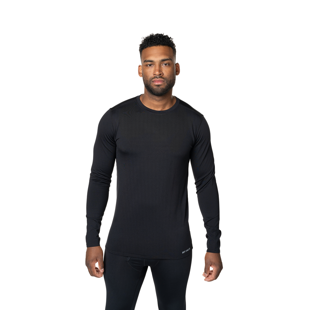 
                  
                    Hot Chillys Men's Micro-Elite Chamois Crewneck - Black
                  
                