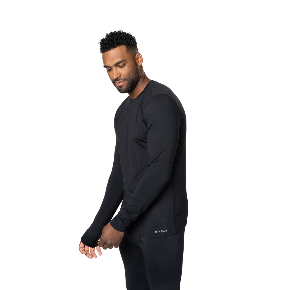 
                  
                    Hot Chillys Men's Micro-Elite Chamois Crewneck - Black
                  
                