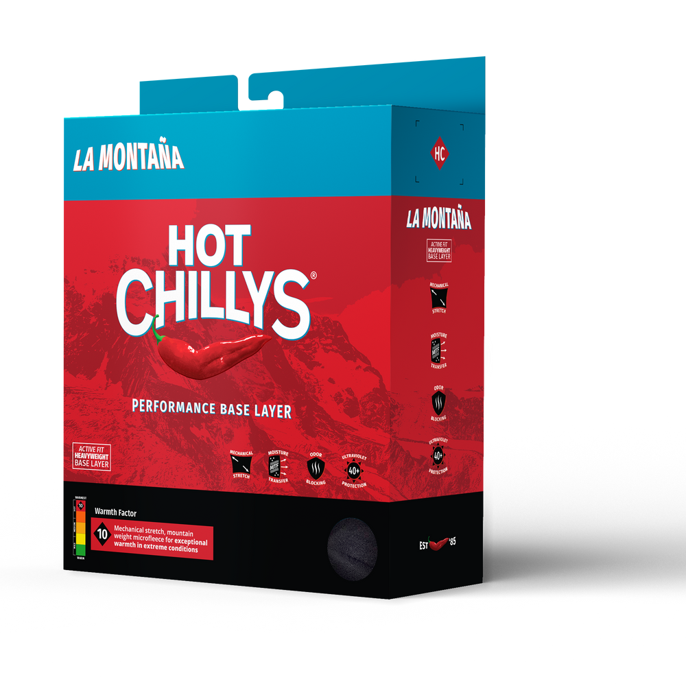 
                  
                    Hot Chillys Men's La Montaña Fleece Zip T - Black/Black
                  
                