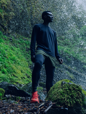 Men's Micro-Elite Chamois Crewneck - Black