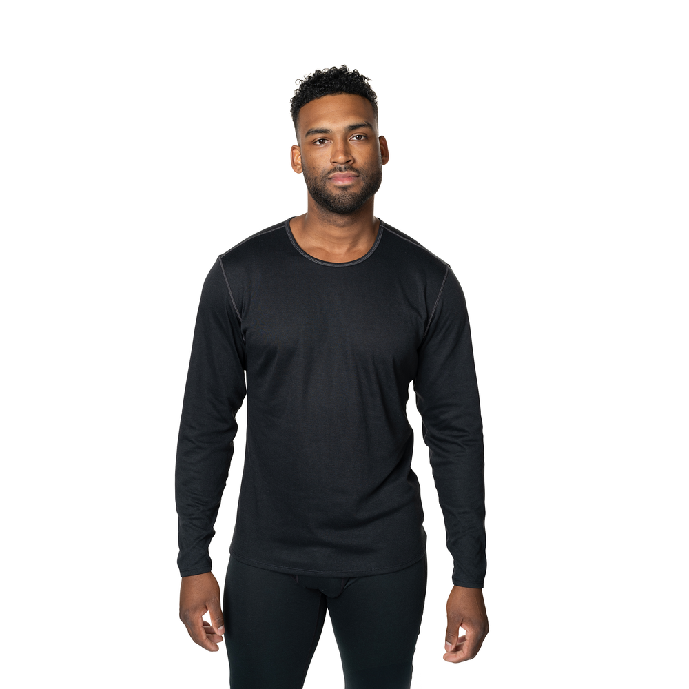 
                  
                    Hot Chillys Men's Pepper Bi-Ply Crewneck - Black
                  
                