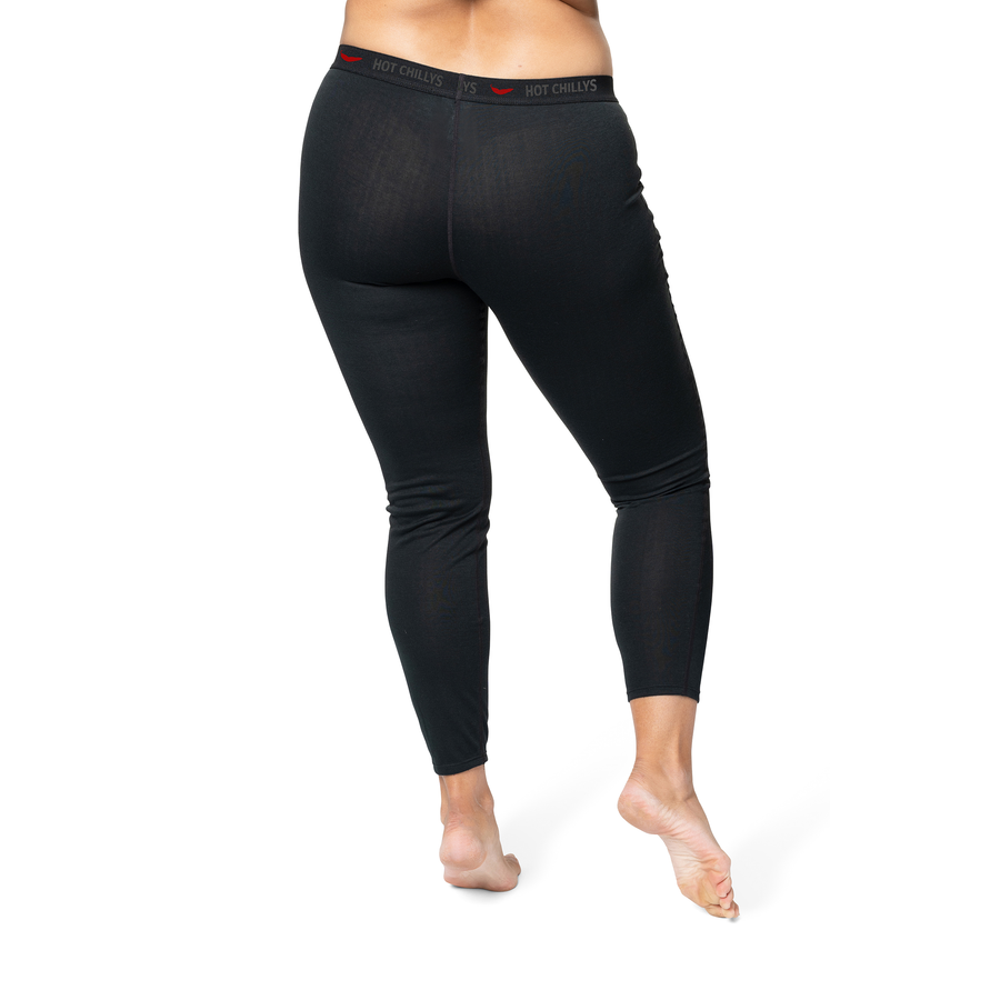 Hot Chillys Women's Pepper Bi-Ply Bottom - Black